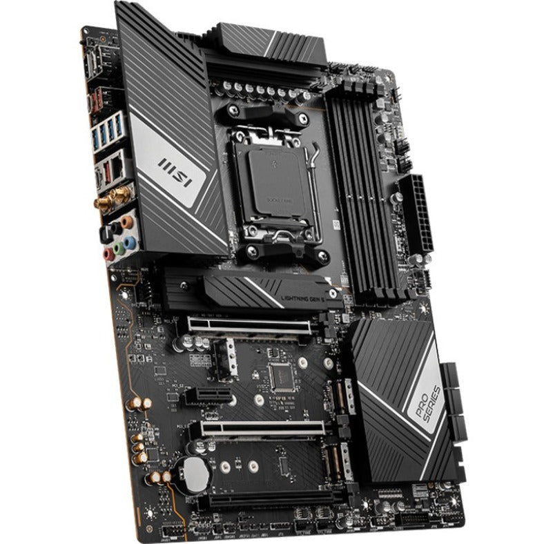 MSI PRO X670-P WIFI Desktop Motherboard - AMD X670 Chipset - Socket AM5 - ATX X670PROPWIFI