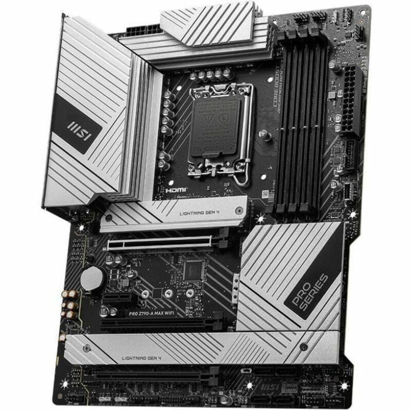 MSI PRO Z790-A MAX WIFI Gaming Desktop Motherboard - Intel Z790 Chipset - Socket LGA-1700