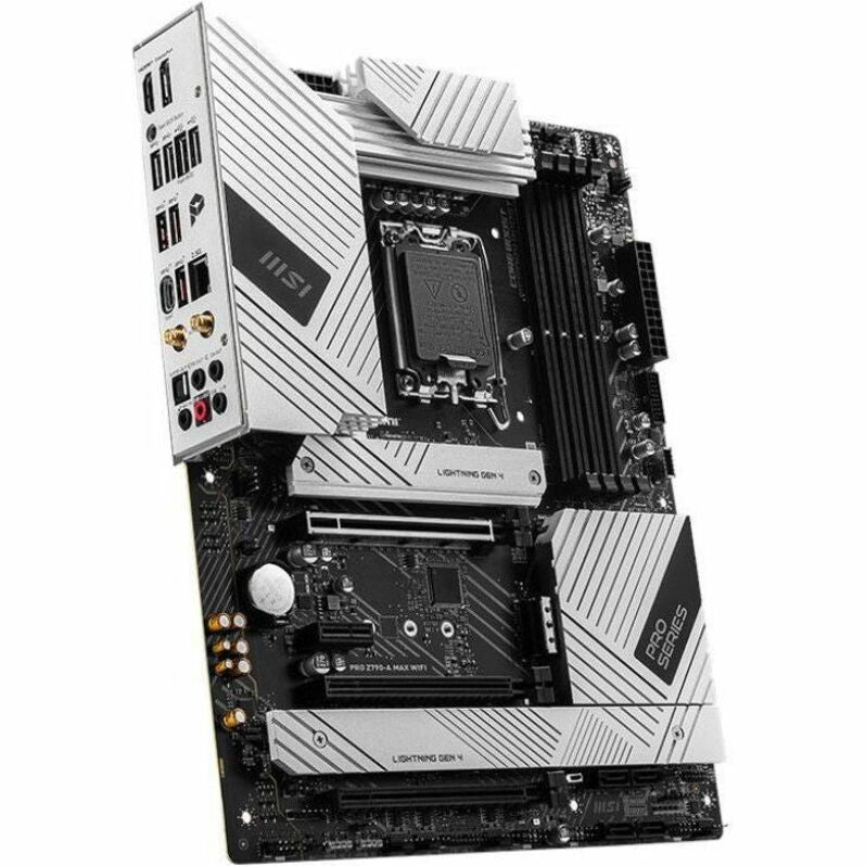 MSI PRO Z790-A MAX WIFI Gaming Desktop Motherboard - Intel Z790 Chipset - Socket LGA-1700