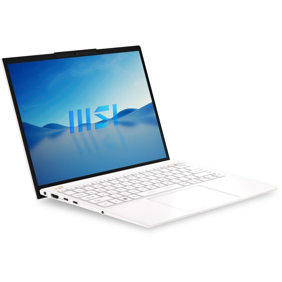 MSI Prestige 13 Evo A12M Prestige 13 Evo A12M-070US 13.3" Notebook - Full HD Plus - 1920 x 1200 - Intel Core i5 12th Gen i5-1240P 1.20 GHz - 16 GB Total RAM - 512 GB SSD - Pure White