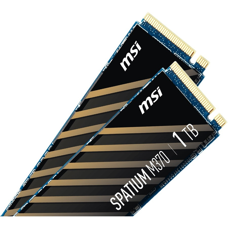MSI SPATIUM M370 1 TB Solid State Drive - M.2 2280 Internal - PCI Express NVMe (PCI Express NVMe 3.0 x4) SM370N1TB
