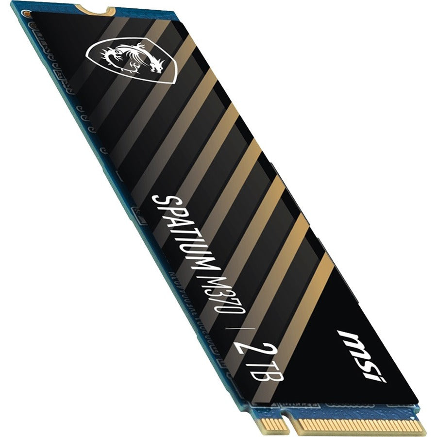 MSI SPATIUM M370 2 TB Solid State Drive - M.2 2280 Internal - PCI Express NVMe (PCI Express NVMe 3.0 x4) SM370N2TB