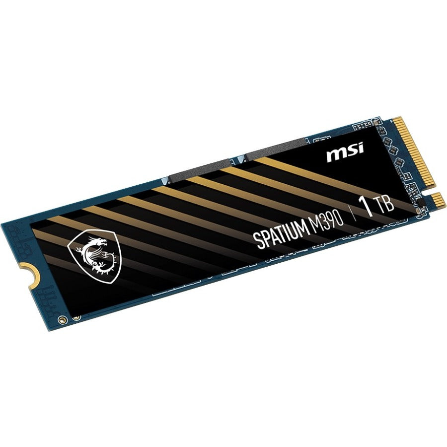 MSI SPATIUM M390 1 TB Solid State Drive - M.2 2280 Internal - PCI Express NVMe (PCI Express NVMe 3.0 x4) SM390N1TB