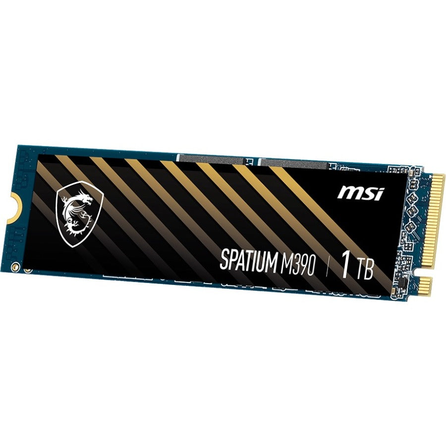 MSI SPATIUM M390 1 TB Solid State Drive - M.2 2280 Internal - PCI Express NVMe (PCI Express NVMe 3.0 x4) SM390N1TB