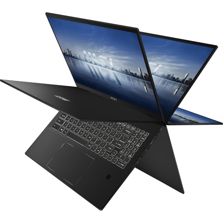 MSI Summit E16 Flip A13V Summit E16Flip A13VFT-060US 16" Touchscreen Convertible 2 in 1 Notebook - QHD+ - 2560 x 1600 - Intel Core i7 13th Gen i7-1360P Dodeca-core (12 Core) 2.20 GHz - 32 GB Total RAM - 2 TB SSD - Ink Black