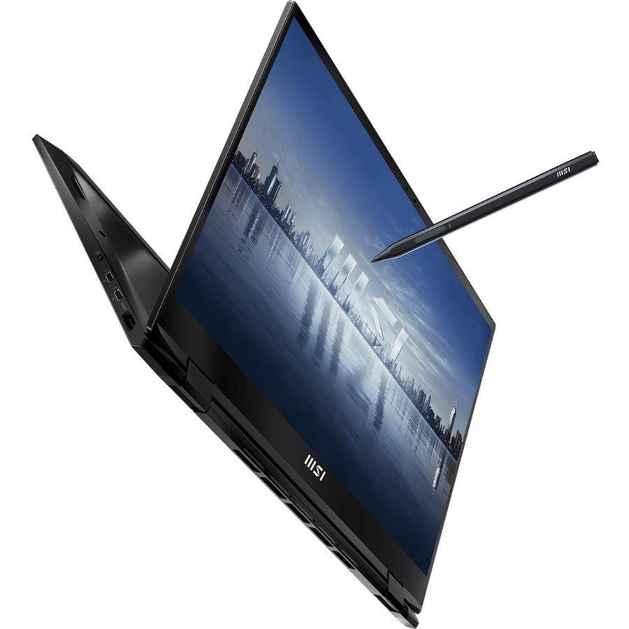 MSI Summit E16 Flip Evo Summit E16FlipEvo A13MT-258US 16" Touchscreen Convertible 2 in 1 Notebook - QHD+ - 2560 x 1600 - Intel Core i7 13th Gen i7-1360P 2.20 GHz - Intel Evo Platform - 32 GB Total RAM - 1 TB SSD - Ink Black