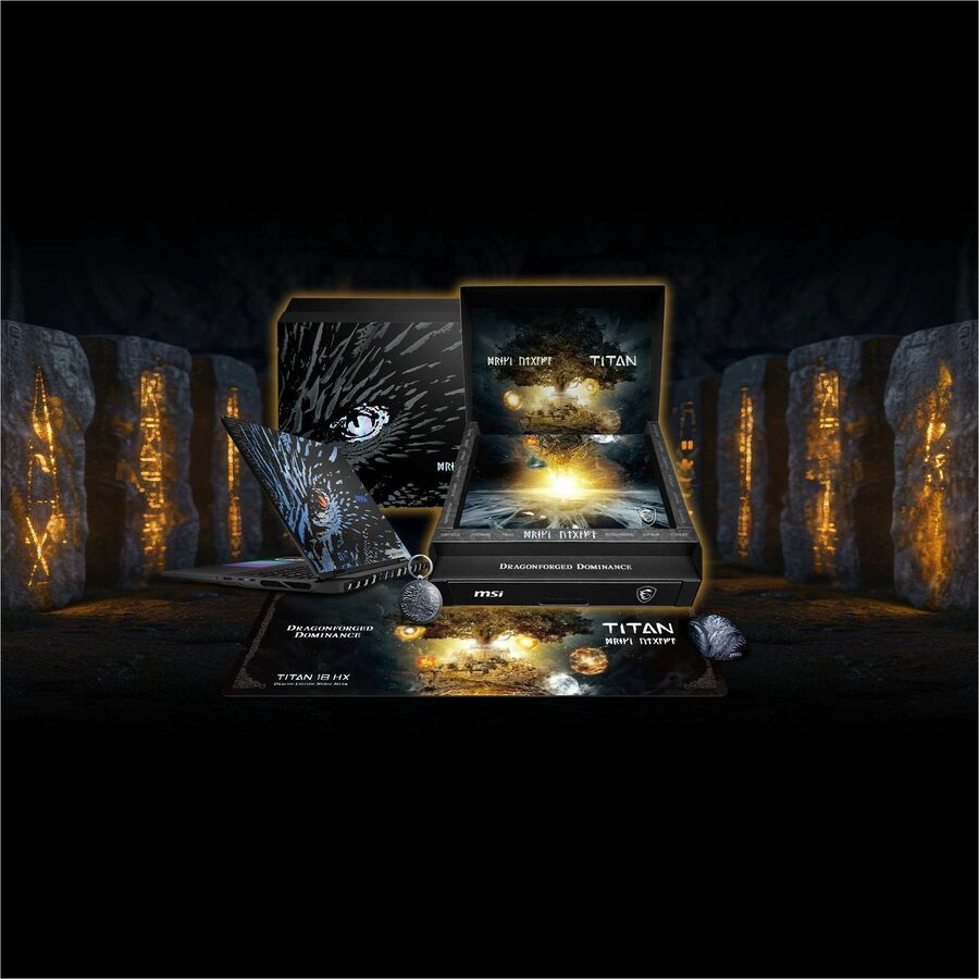 MSI Titan 18 HX Dragon Edition Norse Myth A2XWIG-442US 18" Gaming Notebook