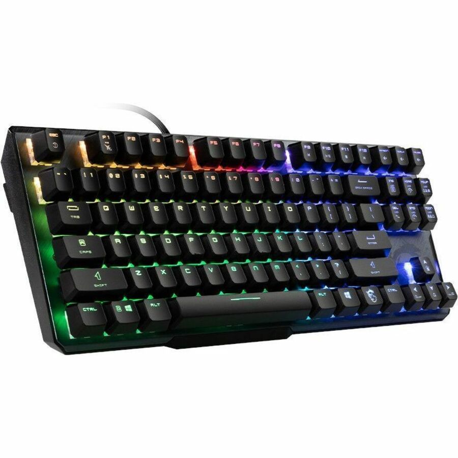 MSI VIGOR GK50 ELITE TKL LR US Gaming Keyboard - Cable Connectivity - USB 2.0 Type C Inter