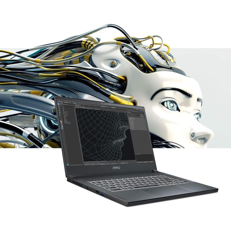 MSI WS76 WS76 11UM-468 17.3 Mobile Workstation - Full HD - Intel Core i9 11th Gen i9-11900H - 64 GB - 1 TB SSD - Black" WS7611468