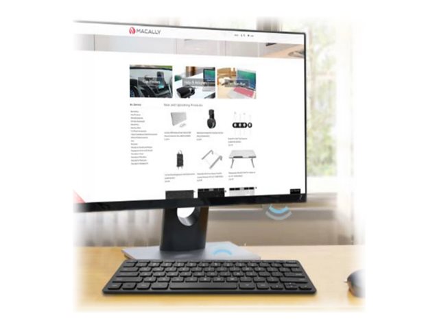 Macally Compact - Keyboard and mouse set - wireless - 2.4 GHz