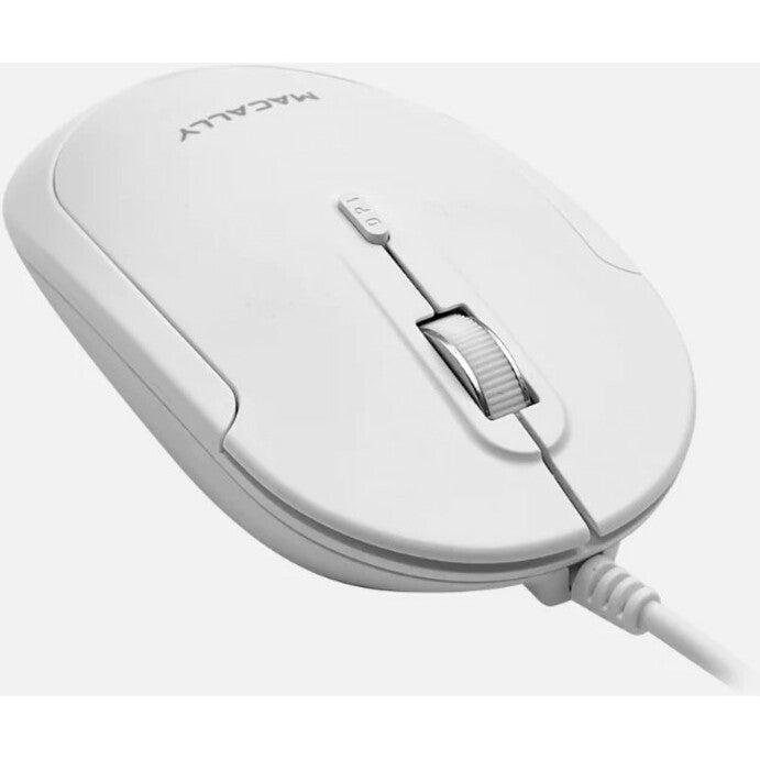 Macally Usb-C Optical Quiet Click Mouse For Mac/Pc White (Ucdynamousew)