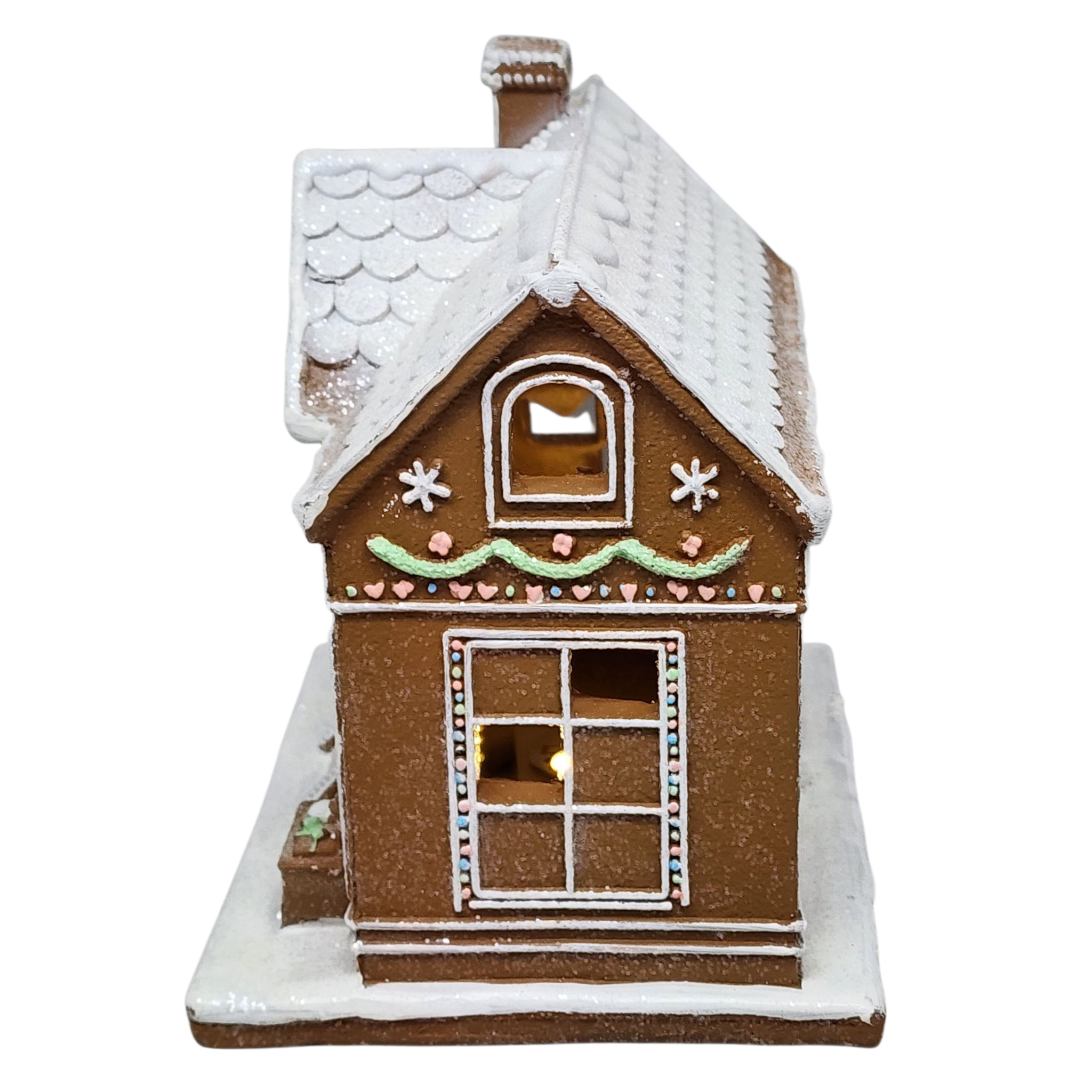 Magical Gingerbread Toy Store Light-Up House