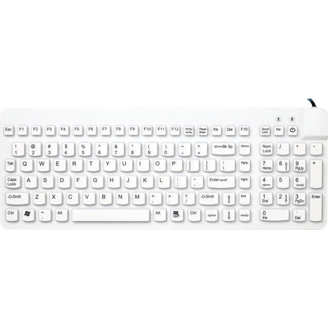Man & Machine Low Profile Premium Waterproof Disinfectable Keyboard RCLP/MAG/W5