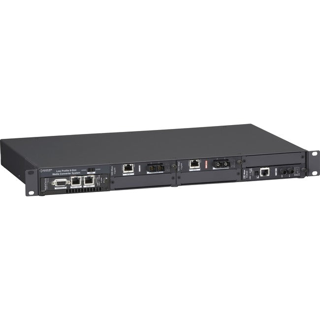 Managed Media Converter Chassis - 6-Slot, Desktop/Rackmount, Ac Power, Gsa, Taa