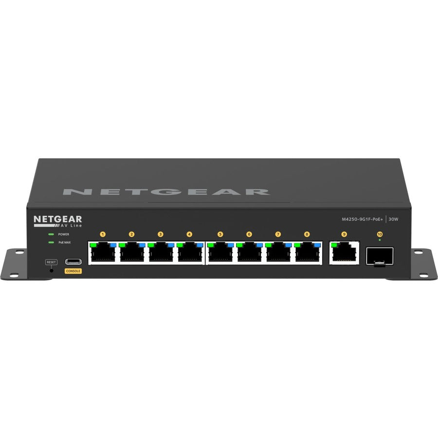 Managed PoE Switch - 8-Port AV Network Switch | Netgear GSM4210PD GSM4210PD-100NAS
