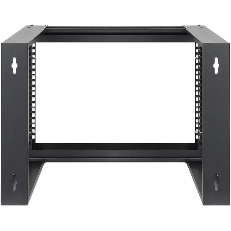 Manhattan 19" Wall Mount Open Frame Network Rack, 6U, Front-Hinged Swing Frame - For