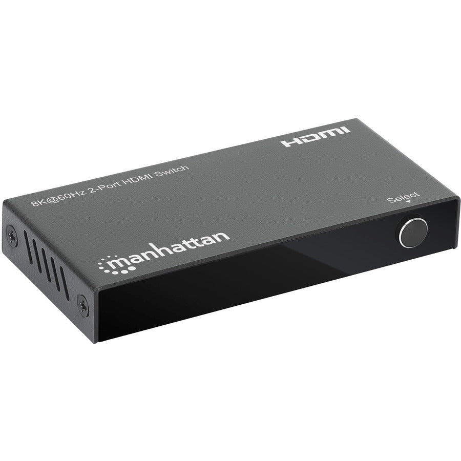Manhattan 8K@60Hz 2-Port HDMI Switch - 7680 x 4320 - 8K - 1080p2 x 1 - Display - 1 x HDMI