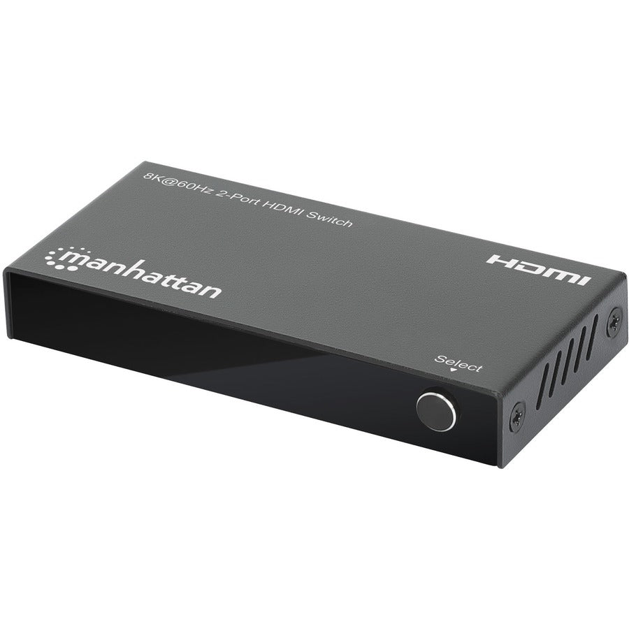 Manhattan 8K@60Hz 2-Port HDMI Switch - 7680 x 4320 - 8K - 1080p2 x 1 - Display - 1 x HDMI