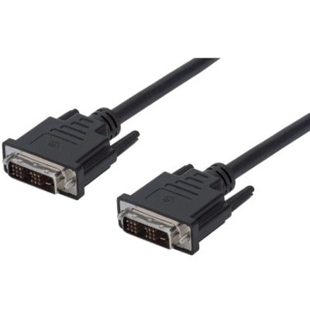 Manhattan Digital DVI-D Single Link Video Cable, 1.8m, Male to Male, Fully Shielded, 355322