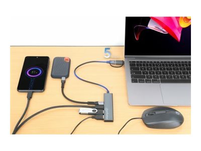 Manhattan - Docking station - USB-C / USB-A 181075