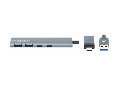 Manhattan - Docking station - USB-C / USB-A 181075