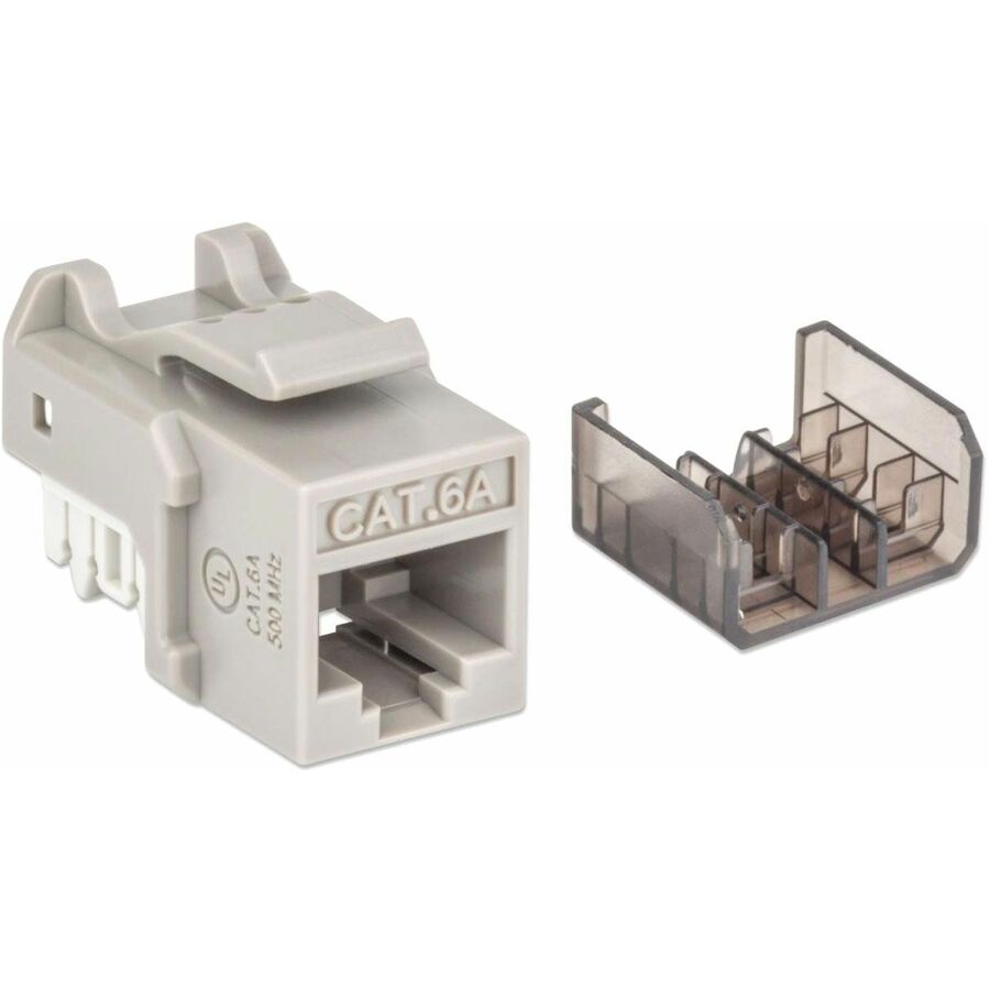 Manhattan FastPunch Cat6a Keystone Jack - 1 x RJ-45 Keystone Female