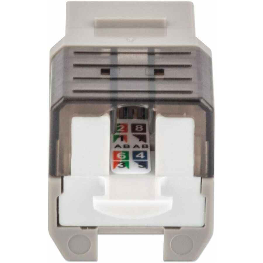 Manhattan FastPunch Cat6a Keystone Jack - 1 x RJ-45 Keystone Female