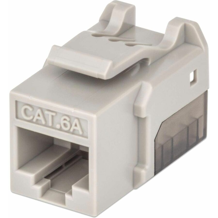 Manhattan FastPunch Cat6a Keystone Jack - 1 x RJ-45 Keystone Female