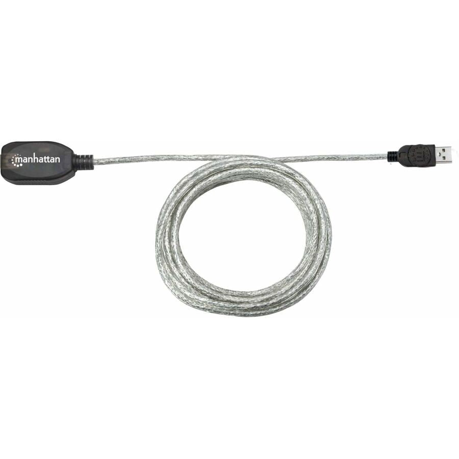 Manhattan Hi-Speed USB 2.0 Active Extension Cable - 16.40 ft USB Data Transfer Cable for