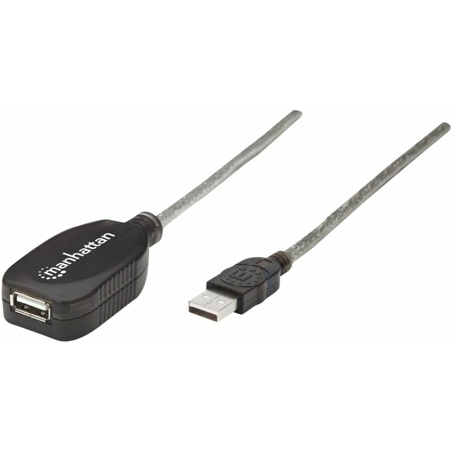 Manhattan Hi-Speed USB 2.0 Active Extension Cable - 16.40 ft USB Data Transfer Cable for