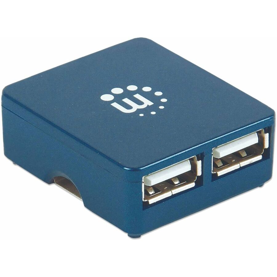Manhattan Hi-Speed USB Micro Hub - USB - External - 4 USB Port(s) - 4 USB 2.0 Port(s)