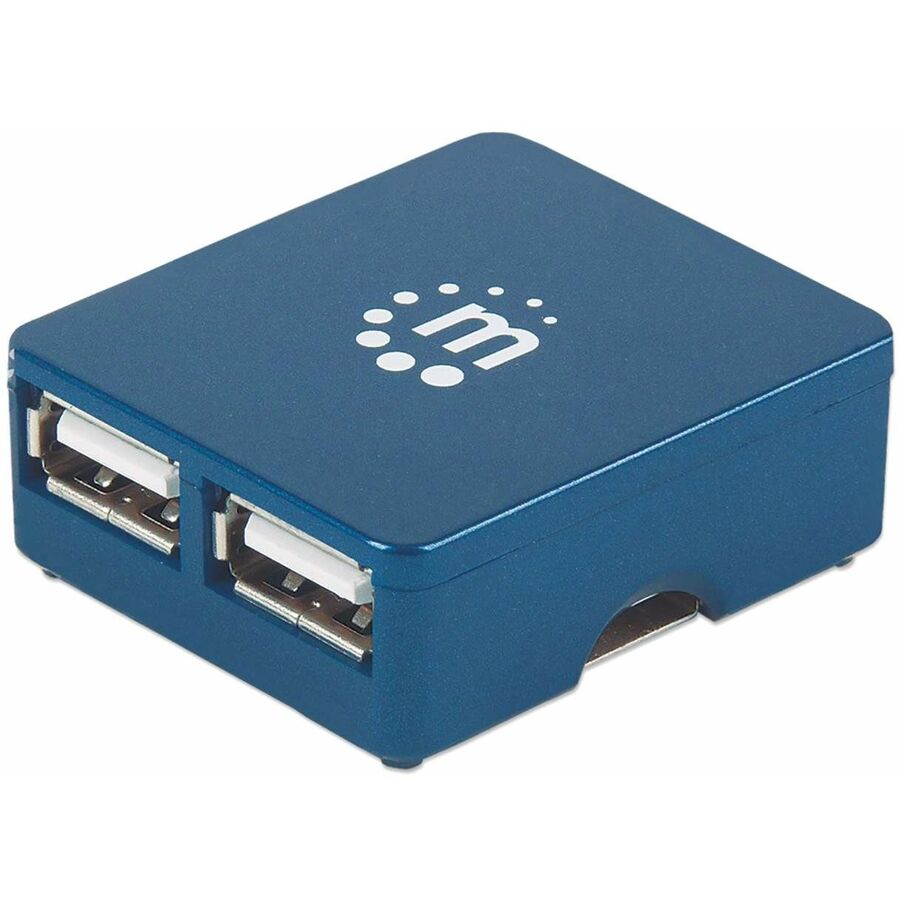 Manhattan Hi-Speed USB Micro Hub - USB - External - 4 USB Port(s) - 4 USB 2.0 Port(s)