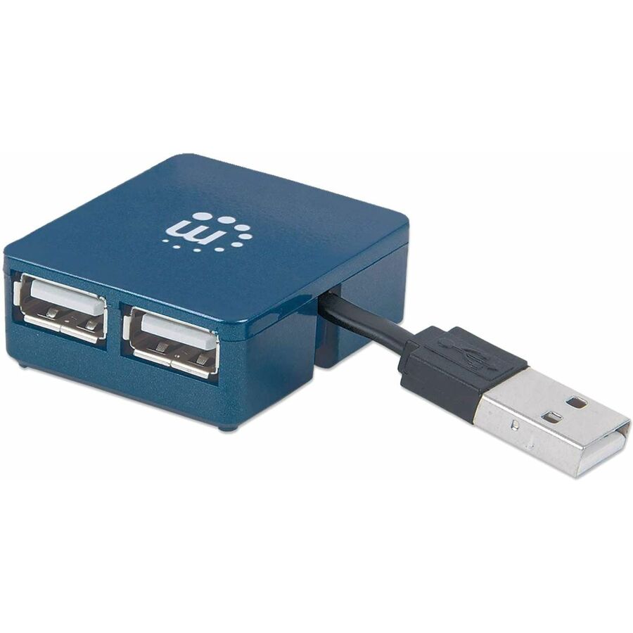 Manhattan Hi-Speed USB Micro Hub - USB - External - 4 USB Port(s) - 4 USB 2.0 Port(s)