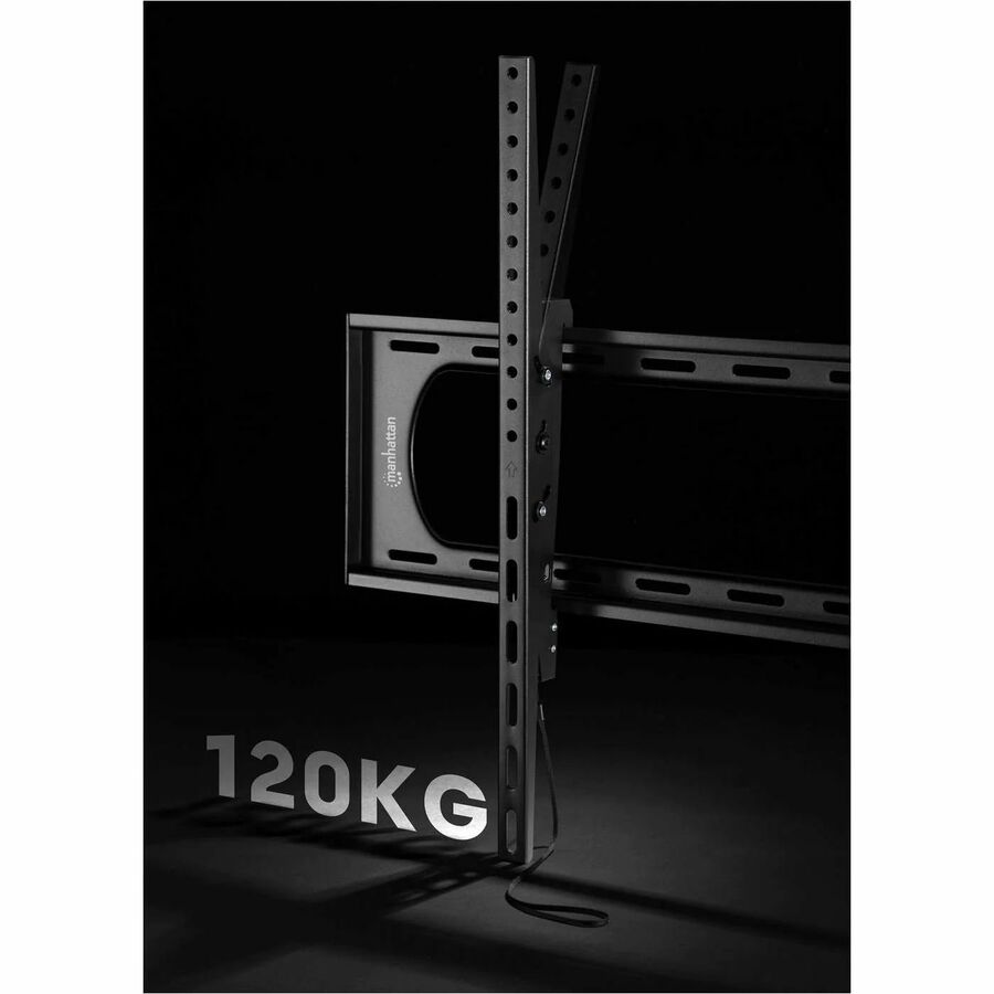Manhattan Mounting Bracket for Flat Panel Display, Curved Screen Display, TV, LCD Display, OLED Monitor, Plasma TV - Black