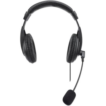 Manhattan Stereo USB Headset - Stereo - USB Type A - Wired - 32 Ohm - 20 Hz - 20 kHz -