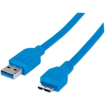 Manhattan SuperSpeed USB 3.0 A Male to Micro-B SuperSpeed Male Device Cable, 5 Gbps, 6 ft 325424