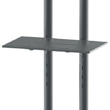 Manhattan TV & Monitor Mount, Trolley Stand, 1 screen, Screen Sizes: 37-65" , Black, VESA 200x200 to 600x400mm, Max 40kg, LFD, Lifetime Warranty