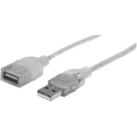 Manhattan USB-A to USB-A Extension Cable, 1.8m, Male to Female, 480 Mbps (USB 2.0), 336314