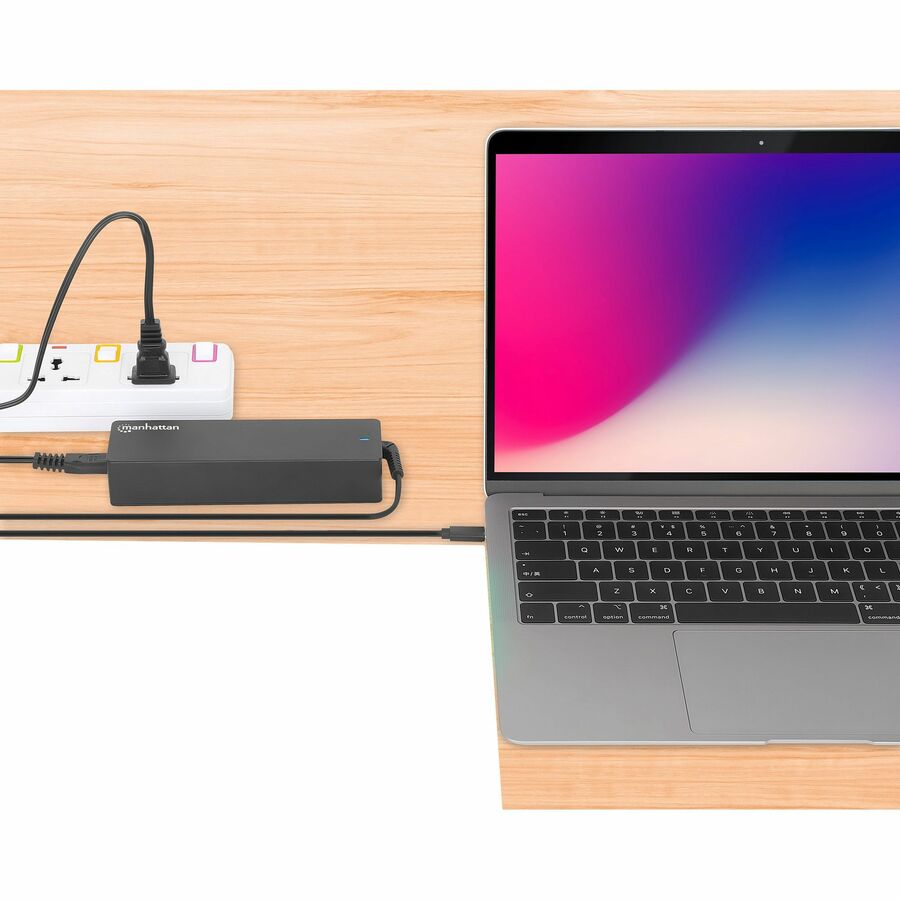 Manhattan USB-C Power Delivery Laptop Charger - 100 W - 100 W - 120 V AC, 230 V AC Input