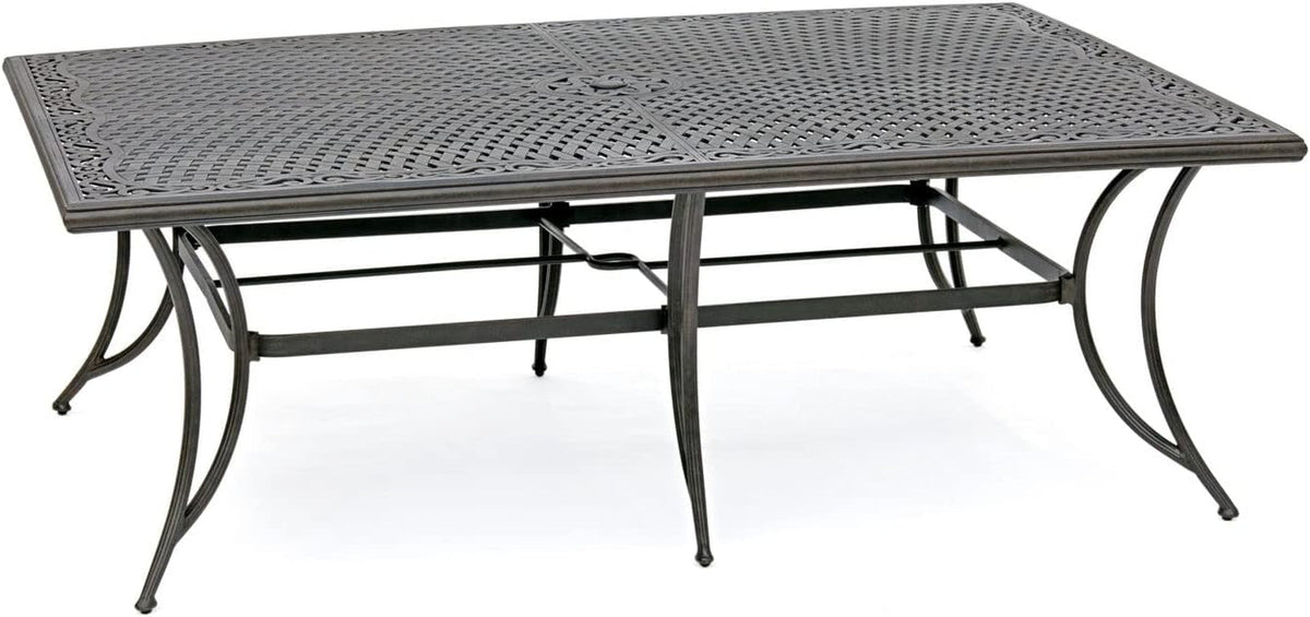 Manor Outdoor Dining Set For 10 With 4 Swivel Rockers