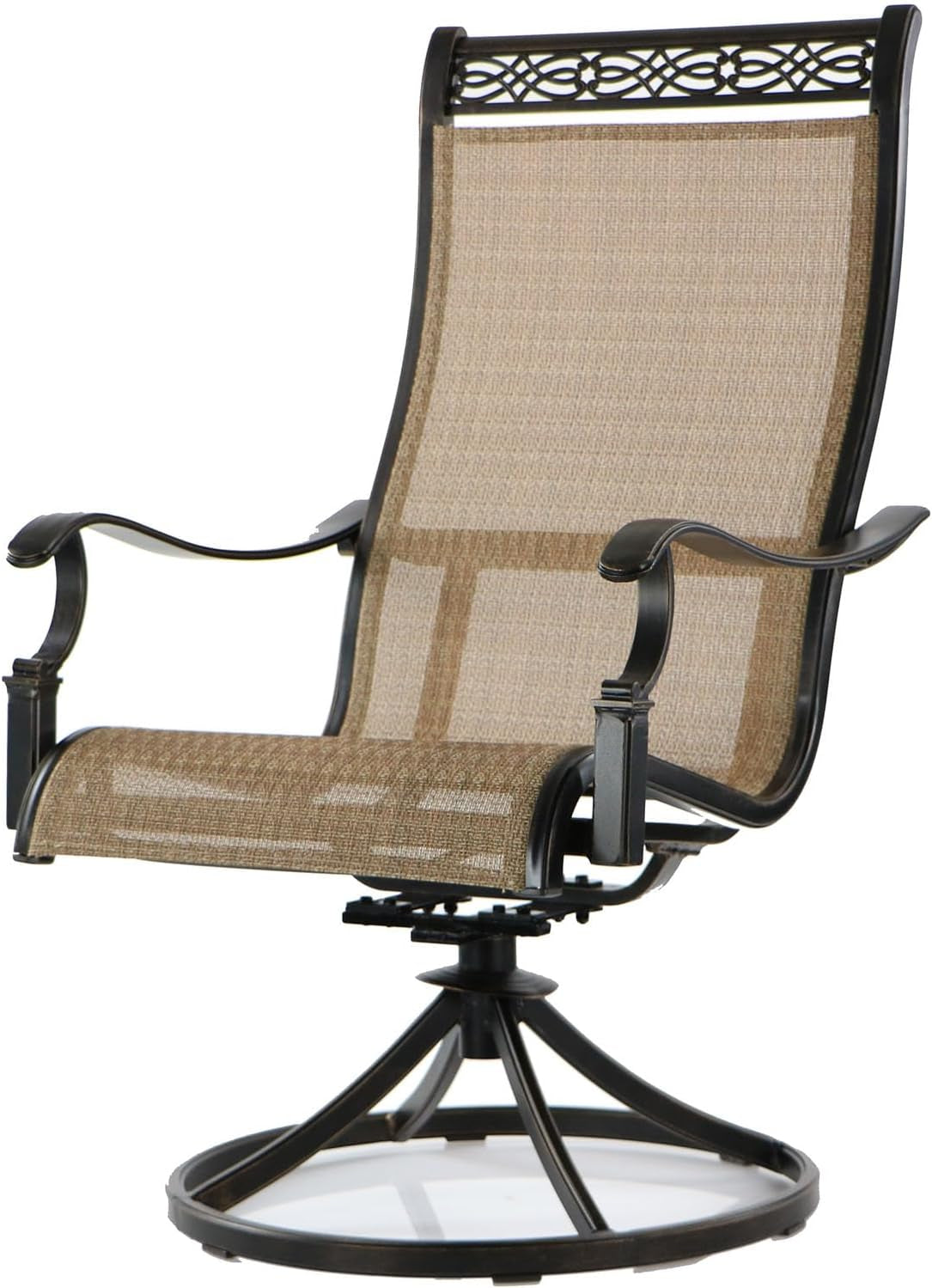 Manor Outdoor Dining Set For 10 With 4 Swivel Rockers