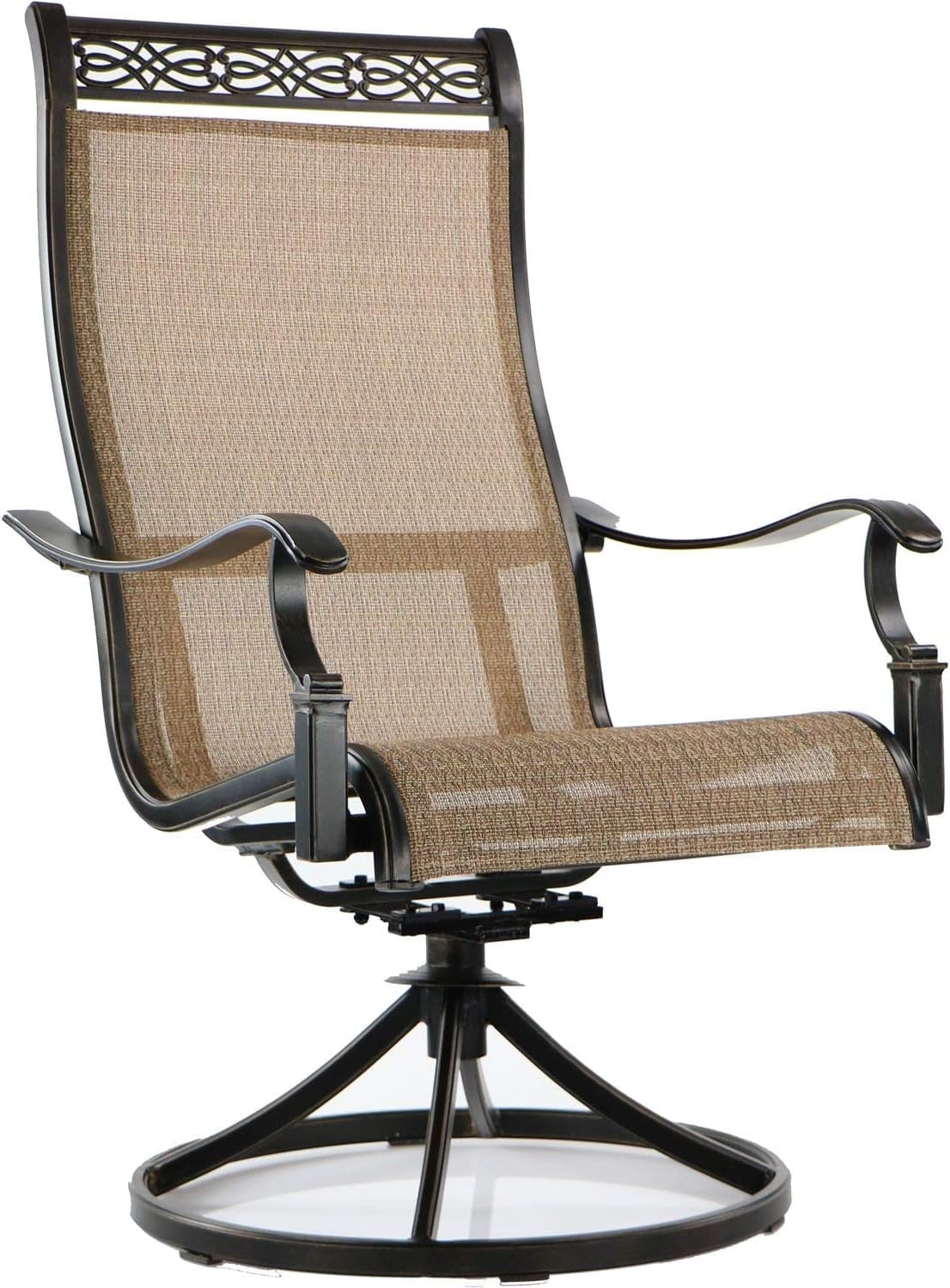 Manor Outdoor Dining Set For 10 With 4 Swivel Rockers