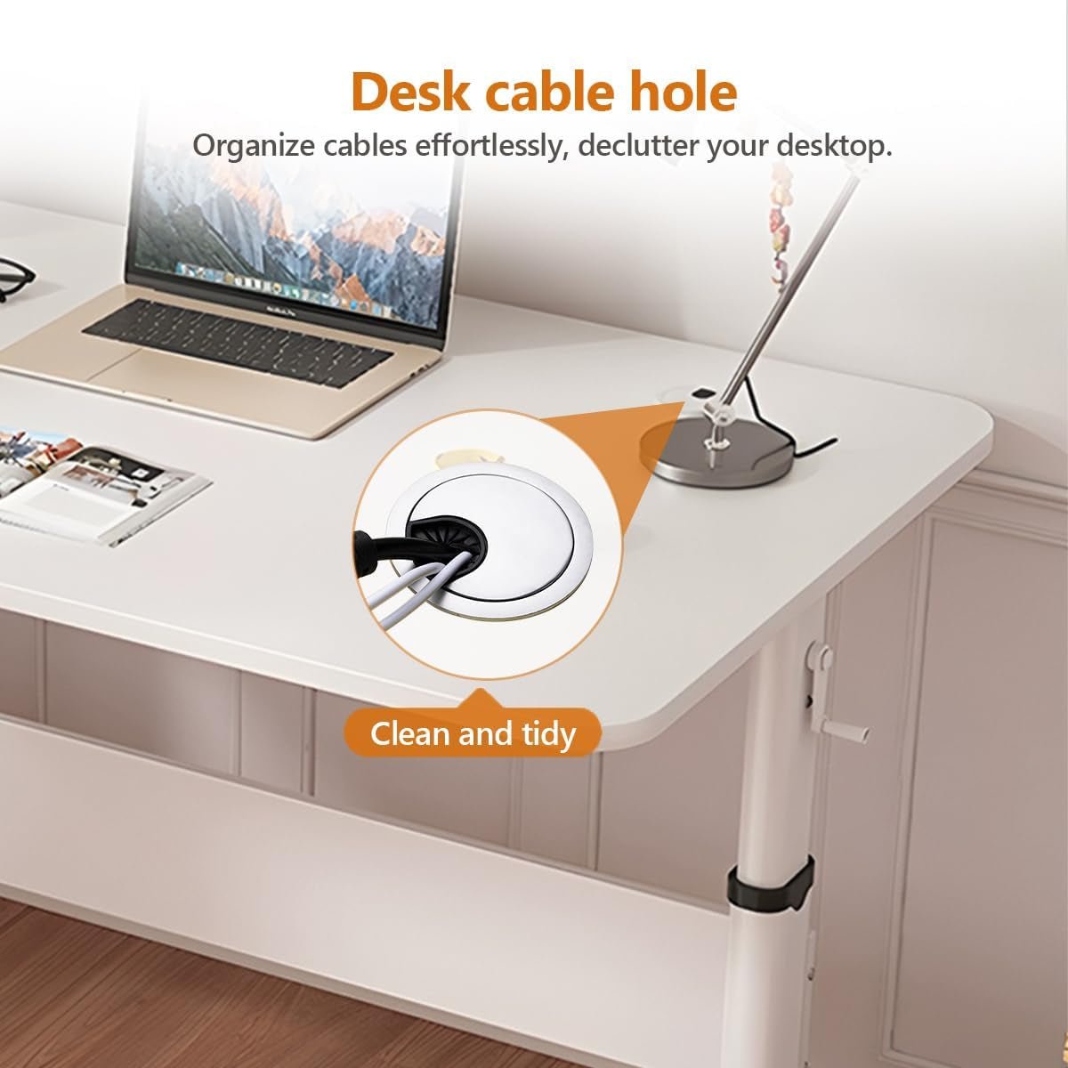 Manual Height Adjustable Standing Desk 31.5 To 42.2 Inches