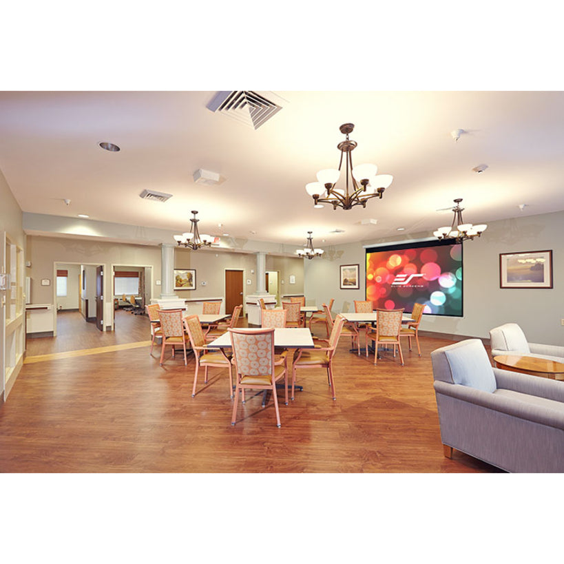 Manual Projection Screen 120 Inch - Pull Down MaxWhite 16:10 | Elite Screens M120X