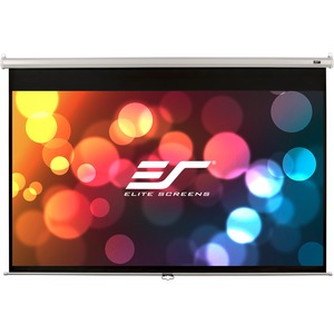 Manual Pull-Down Projector Screen 135" 16:9 - MaxWhite 2 Fabric | Elite Screens M135XWH2