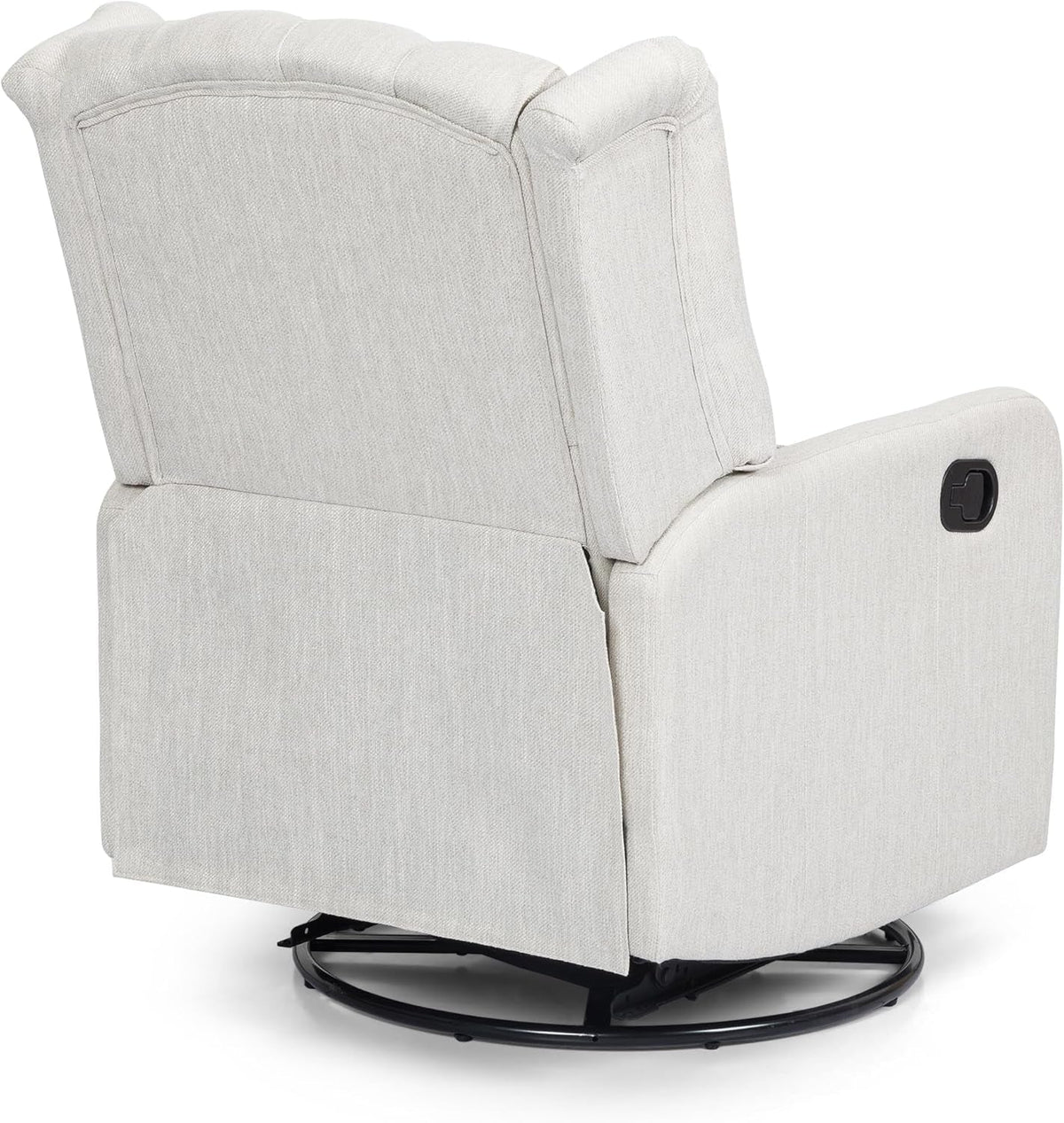 Manual Wingback Recliner Chair With 360 Degree Swivel For Living Room