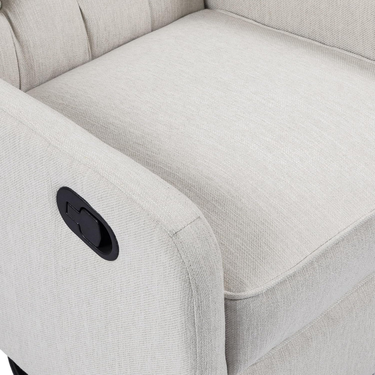 Manual Wingback Recliner Chair With 360 Degree Swivel For Living Room