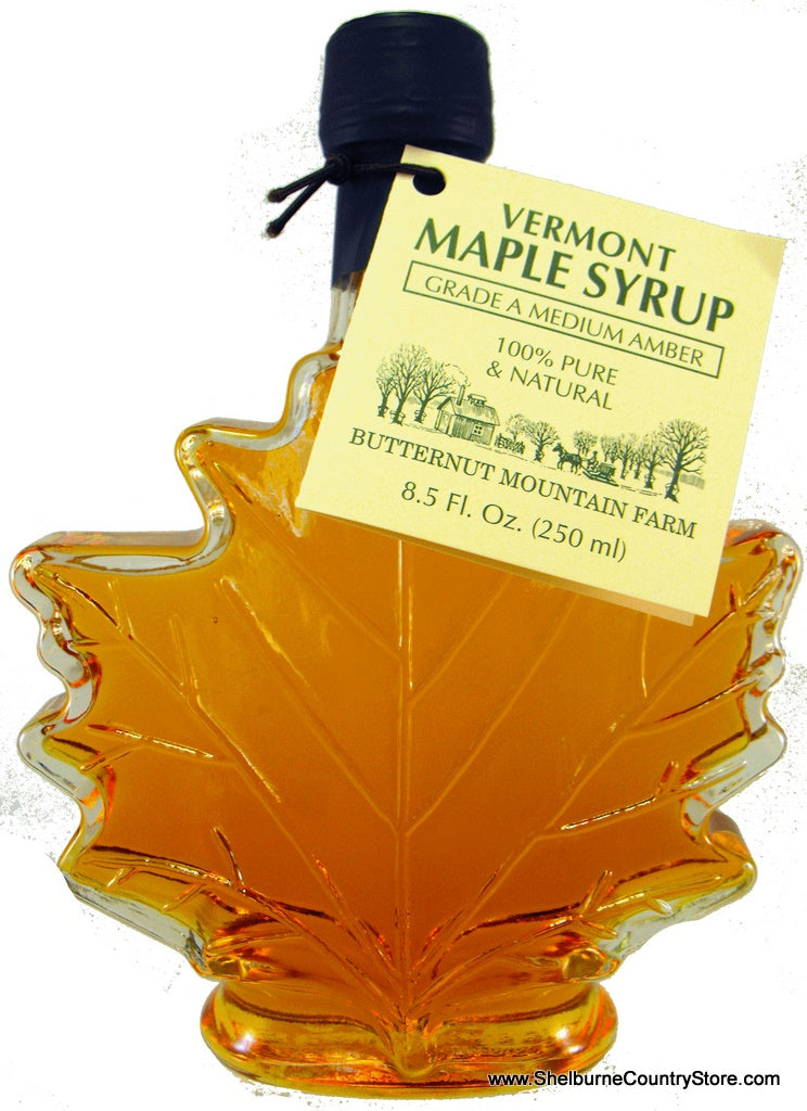 Maple Leaf Grade A Amber Color Rich Taste Vermont Maple Syrup - 8.5 Ou