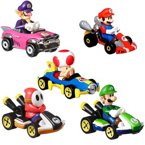 Mario Kart Hot Wheels Die-Cast Vehicles for Kids’ Racing Fun