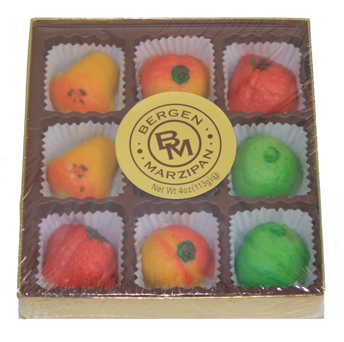 Marzipan Fruit Gift Box - 4 oz